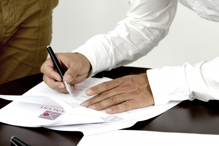 company registration document signing